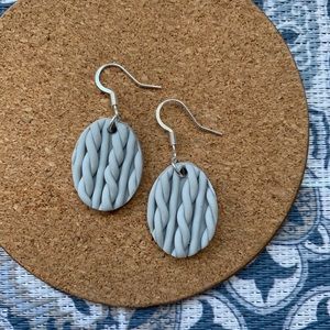 🧶 2/$25 Grey Sweater Earrings